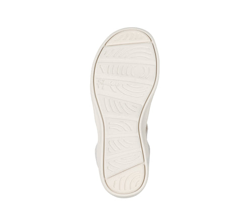 Sandale sport, dama, SKECHERS SLIP-INS ARYA COOLING OFF 163524-OFWT alb, textil